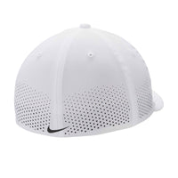 Nike Dri-FIT ADV Rise Structured SwooshFlex Cap - White / Anthracite / Black
