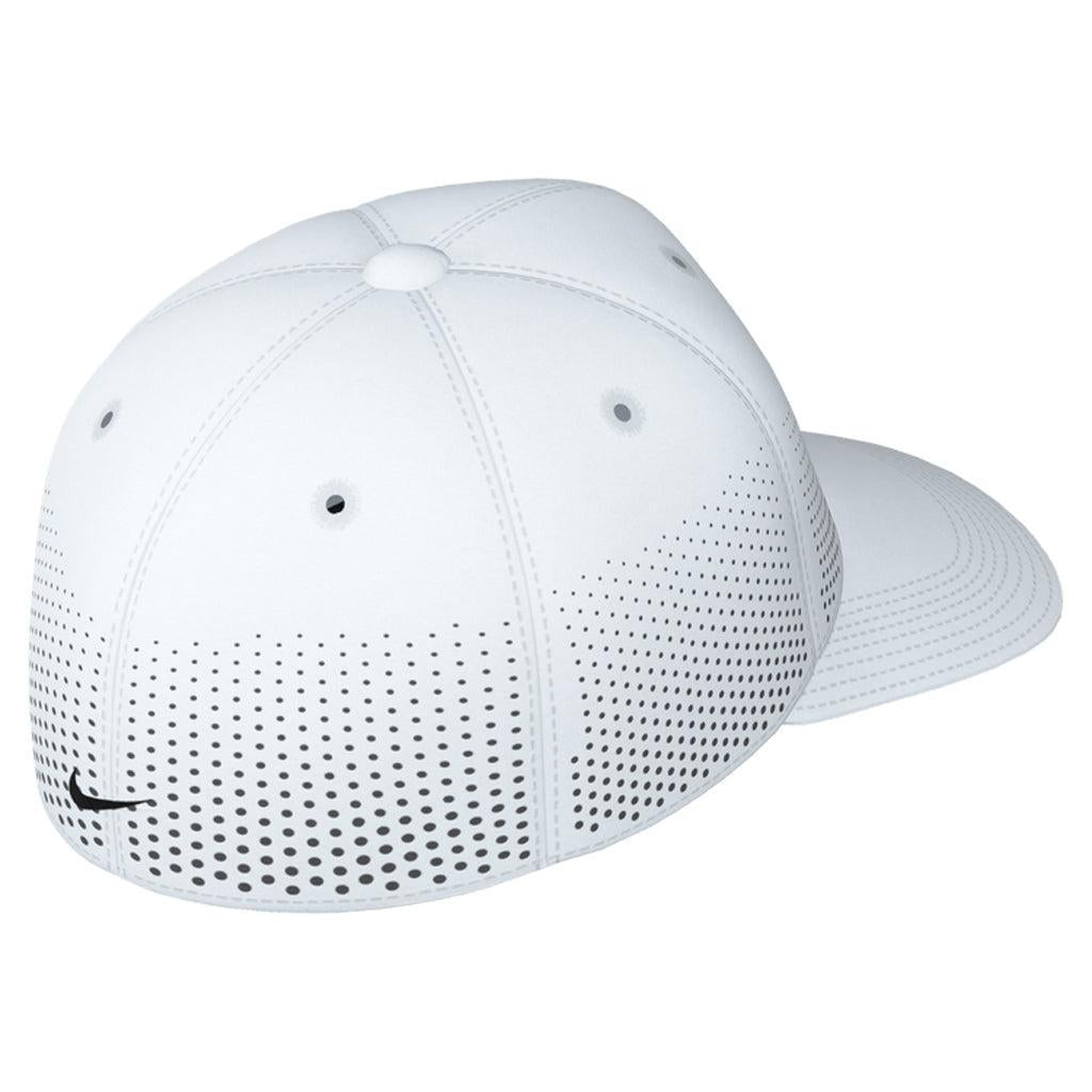 Nike Dri-FIT ADV Rise Structured SwooshFlex Cap - White / Anthracite / Black