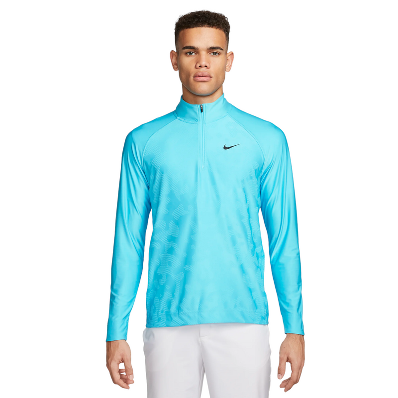 Nike Dri-FIT ADV Tour Zip Neck Golf Sweater Anthracite/White
