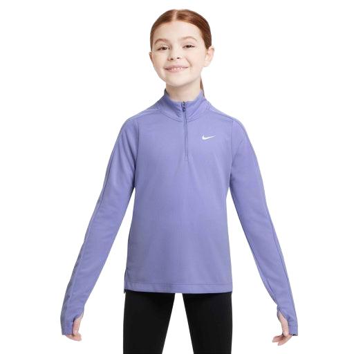 Nike Dri-FIT Big Kids' (Girls') Long-Sleeve 1/2-Zip Top