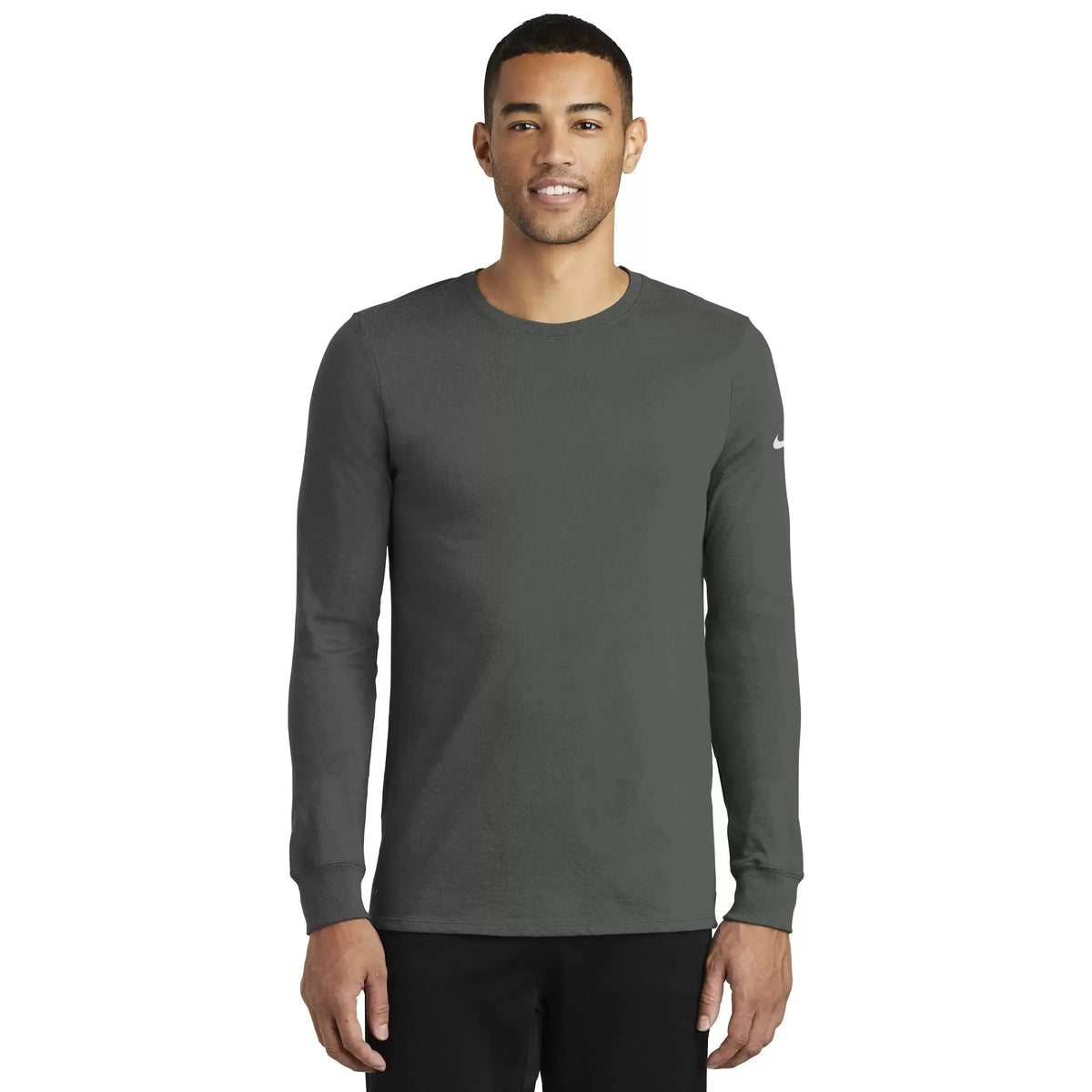 Nike Dri-FIT Cotton/Poly Long Sleeve T-Shirt - Mens