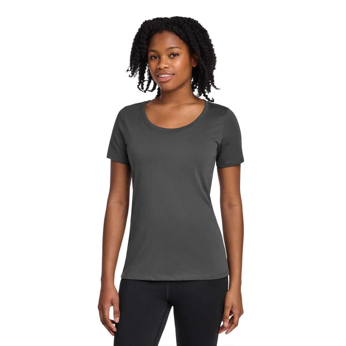 Nike Dri-FIT Cotton/Poly Scoop Neck Tee - Women's