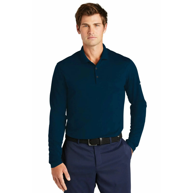 Nike Dri-FIT Micro Pique 2.0 Long Sleeve Polo - Mens