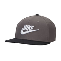 Nike Dri-FIT Pro Structured Futura Cap - Iron Grey / Black / White