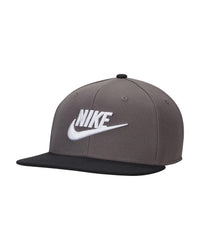 Nike Dri-FIT Pro Structured Futura Cap - Iron Grey / Black / White