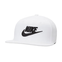 Nike Dri-FIT Pro Structured Futura Cap - White / Wolf Grey / Black