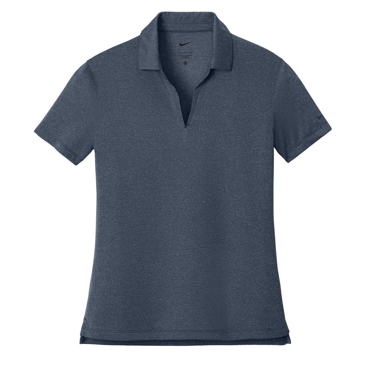 Nike Dri-FIT Smooth Heather Polo - Women's - Navy Heather