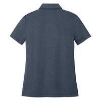 Nike Dri-FIT Smooth Heather Polo - Women's - Navy Heather