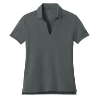 Nike Dri-FIT Smooth Heather Polo - Women's - Anthracite Heather