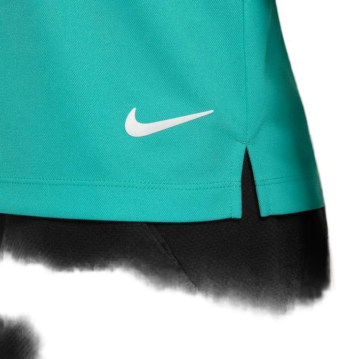 Nike Dri-FIT Victory Big Kids' (Girls') Golf Polo - Washed Teal / White