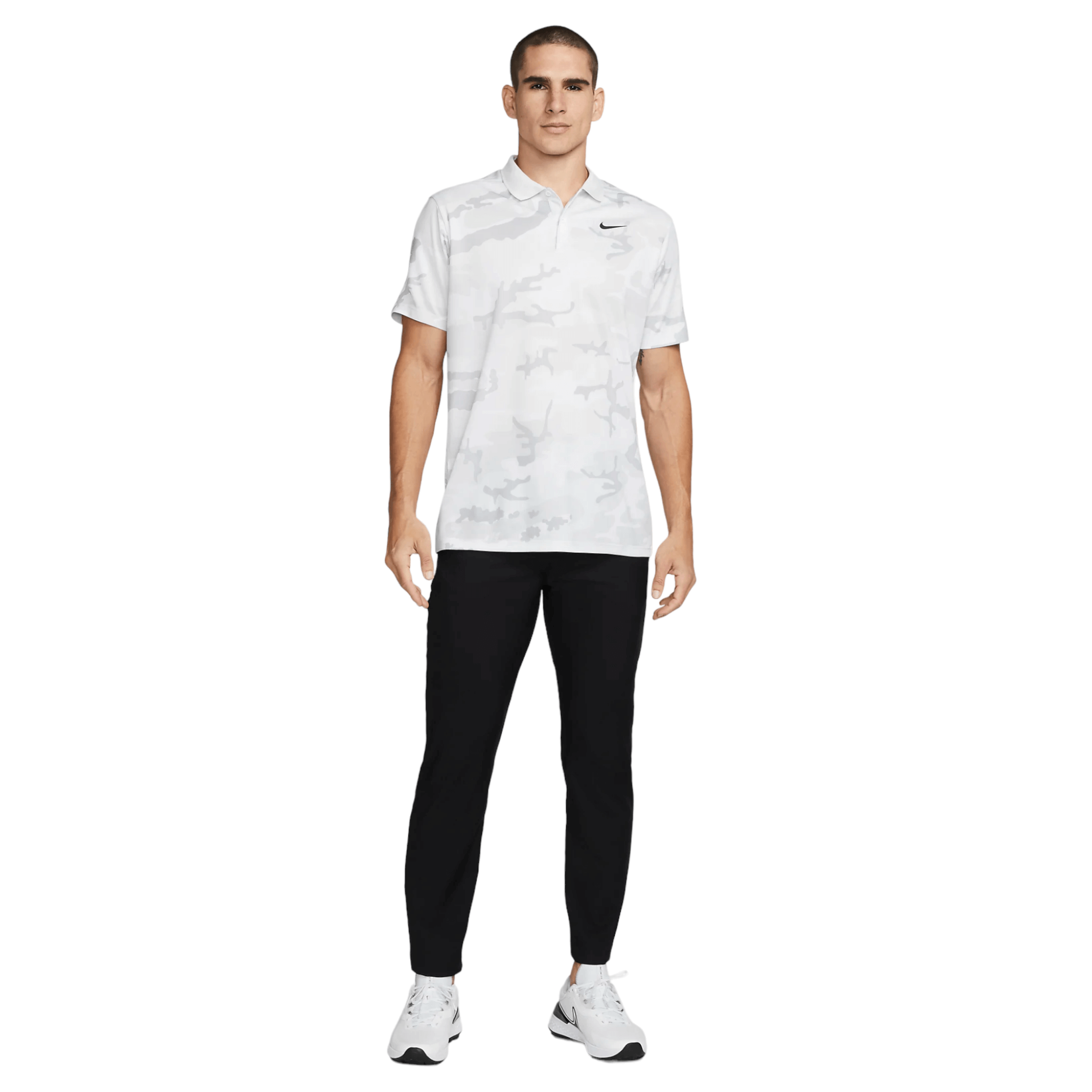 Nike blue camo deals golf shirt