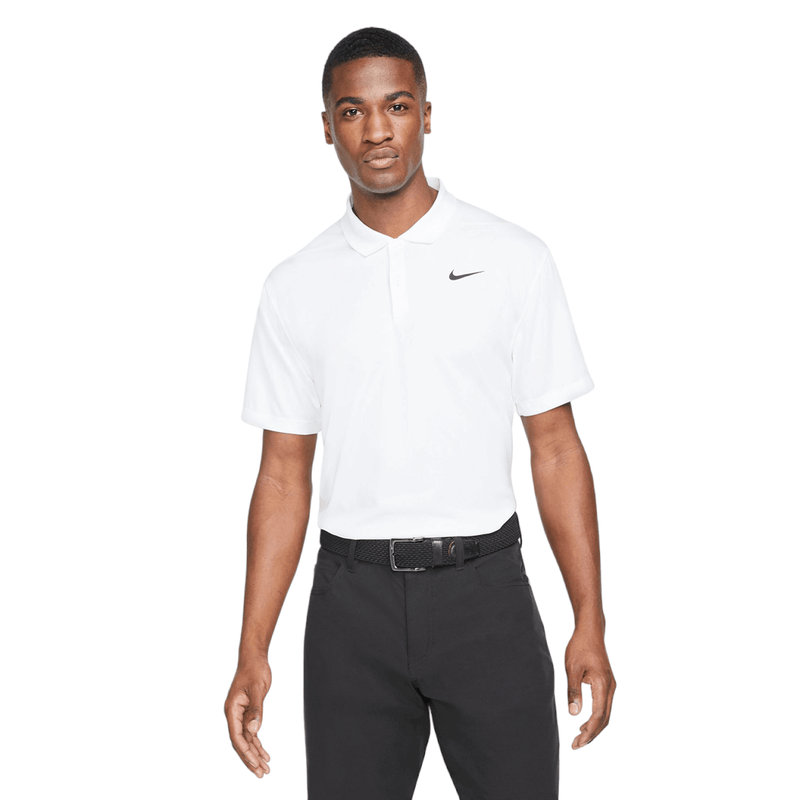 Nike white 2025 golf polo