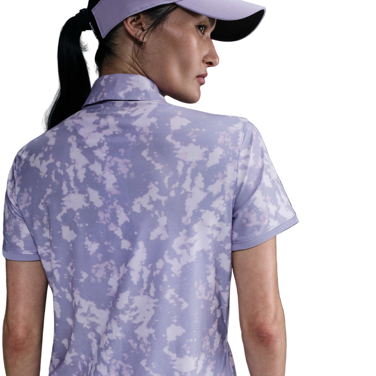 Nike Dri-Fit Victory Short-Sleeve Printed Golf Polo - Womens