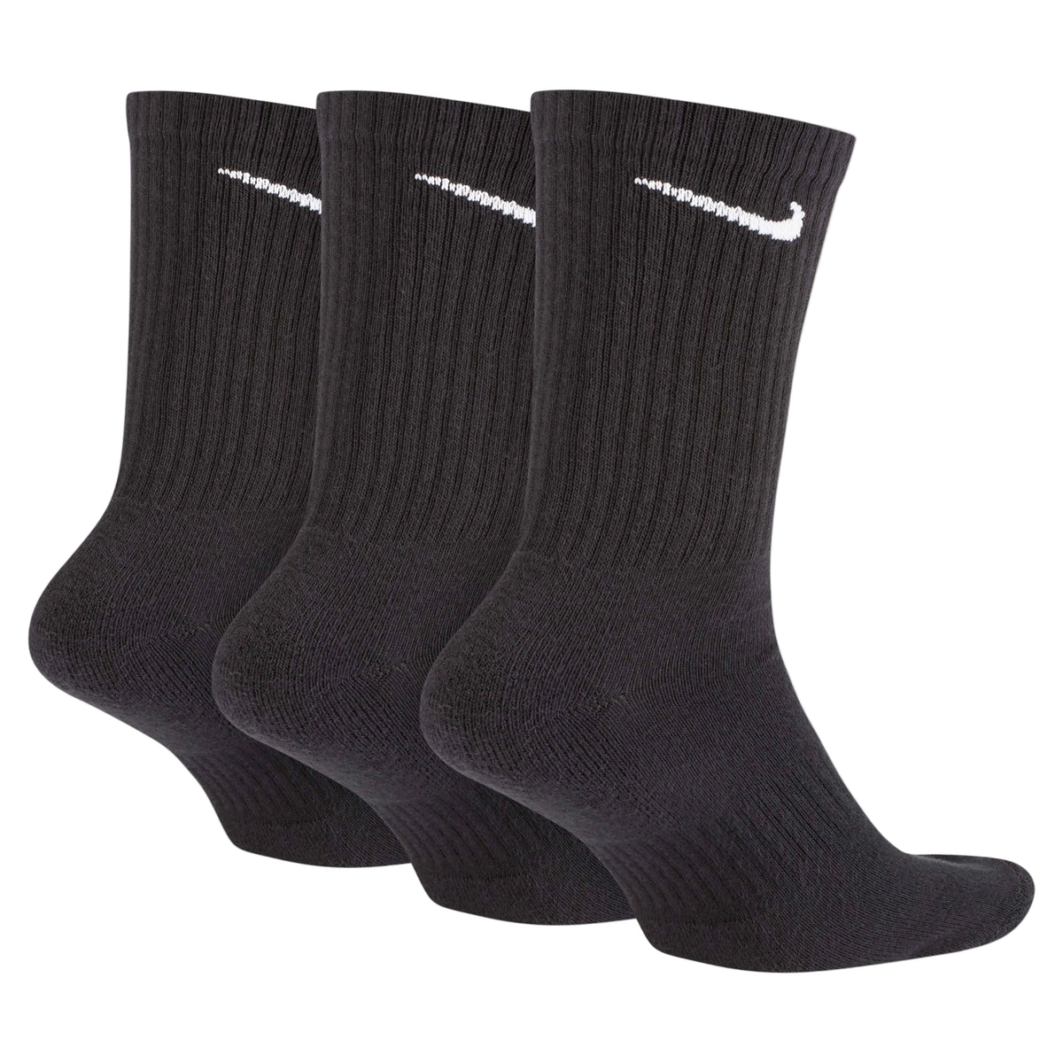 Nike Everyday Cushioned Crew Socks - Black - 3 Pairs
