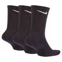 Nike Everyday Cushioned Crew Socks - Black - 3 Pairs