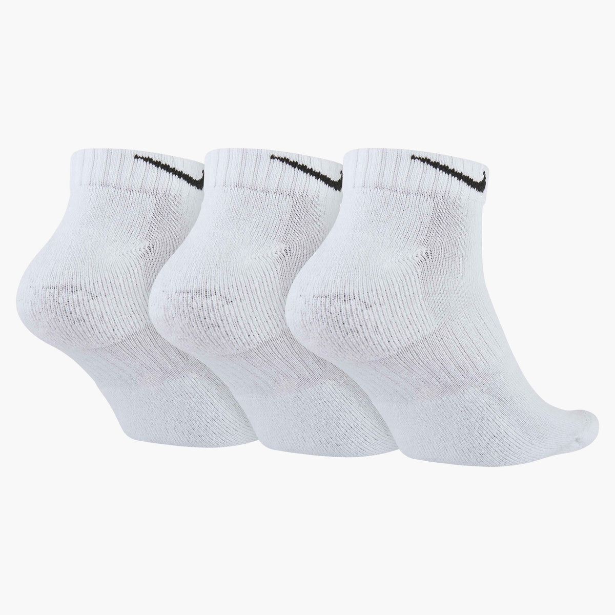 Nike Everyday Cushioned Training Low Socks (3 Pairs) - White / Black