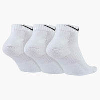 Nike Everyday Cushioned Training Low Socks (3 Pairs) - White / Black