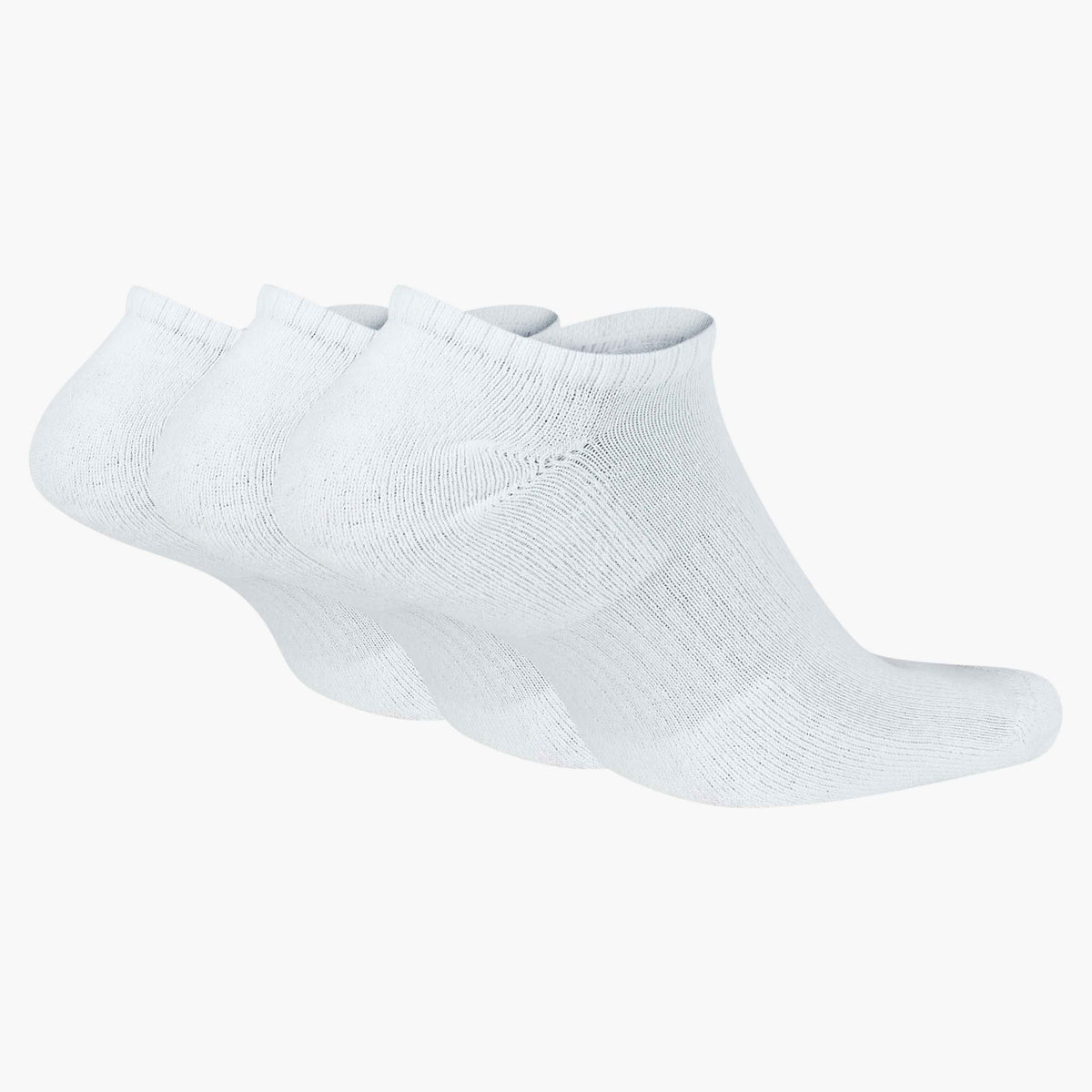 Nike Everyday Cushioned Training No-Show Socks (3 Pairs) - White / Black