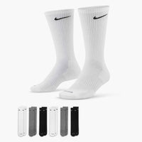 Nike Everyday Plus Cushioned Training Crew Socks (6 Pairs) - Multi-Color