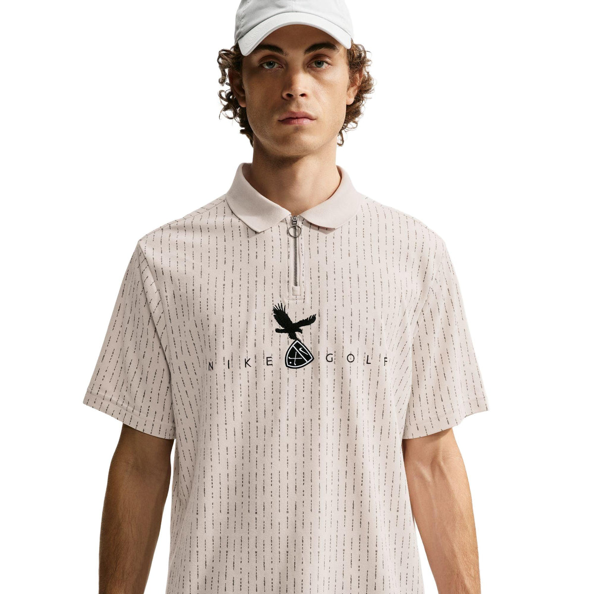 Nike Fairway Fresh Men's Dri-FIT Golf Polo - Light Orewood Brown / Black