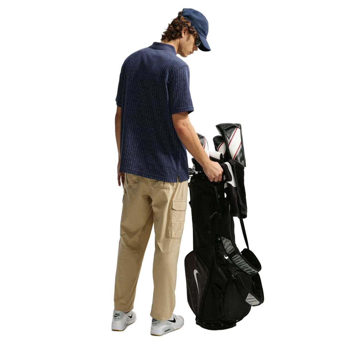 Nike Fairway Fresh Men's Dri-FIT Golf Polo - College Navy / college Navy / limestone