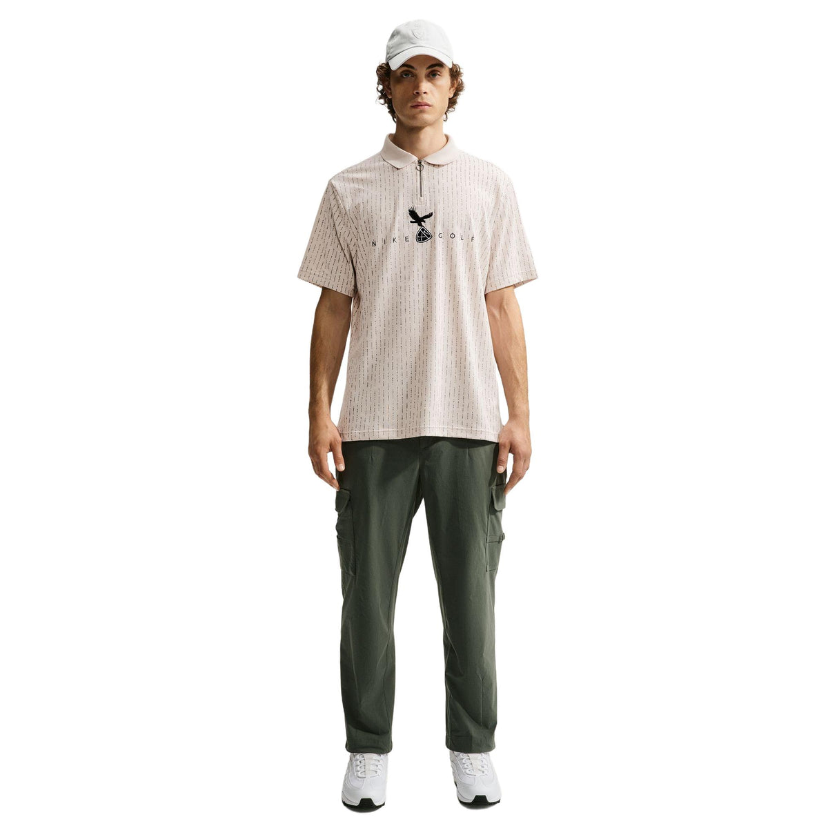 Nike Fairway Fresh Men's Dri-FIT Golf Polo - Light Orewood Brown / Black