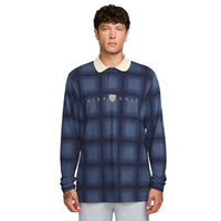 Nike Fairway Fresh Men's Dri-FIT Loose Long-Sleeve Golf Polo - Midnight Navy / Sail