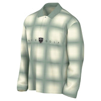Nike Fairway Fresh Men's Dri-FIT Loose Long-Sleeve Golf Polo - Steam