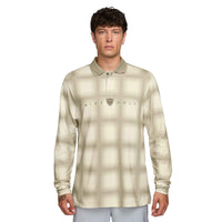 Nike Fairway Fresh Men's Dri-FIT Loose Long-Sleeve Golf Polo - Sail / Limestone