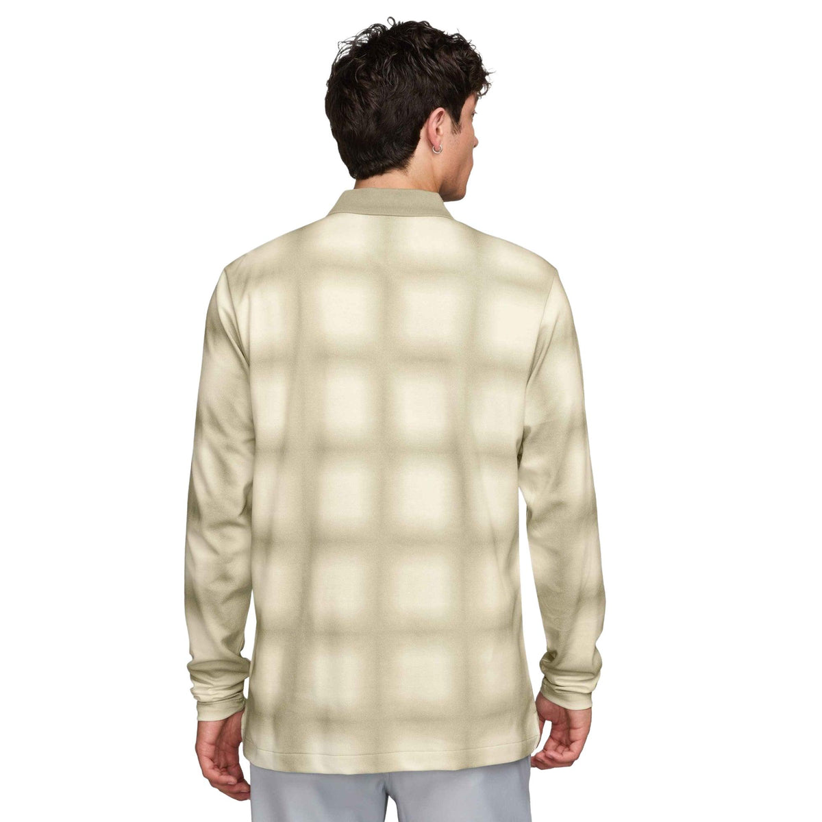 Nike Fairway Fresh Men's Dri-FIT Loose Long-Sleeve Golf Polo - Sail / Limestone