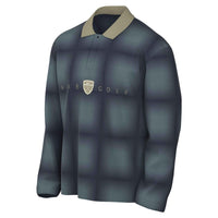 Nike Fairway Fresh Men's Dri-FIT Loose Long-Sleeve Golf Polo - Mineral Slate / Limestone