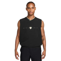 Nike Fairway Fresh Men's Dri-FIT Oversized Golf Wind Vest - Black / Limestone