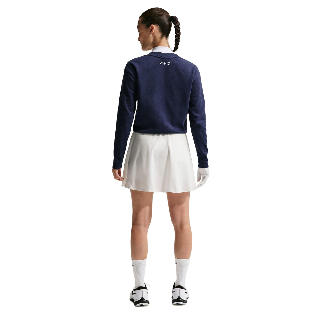 Nike Golf Club Women's Dri-FIT Flouncy Golf Skirt - Sail / Black