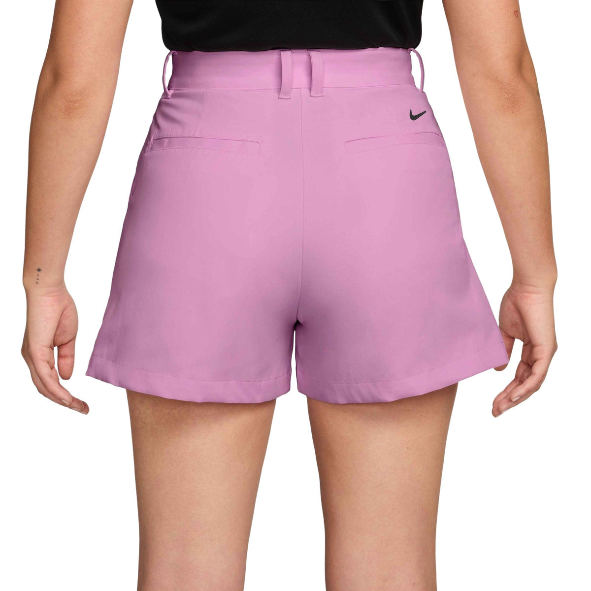 Nike Golf Club Women's Dri-FIT Golf Shorts - Lt Magenta / black