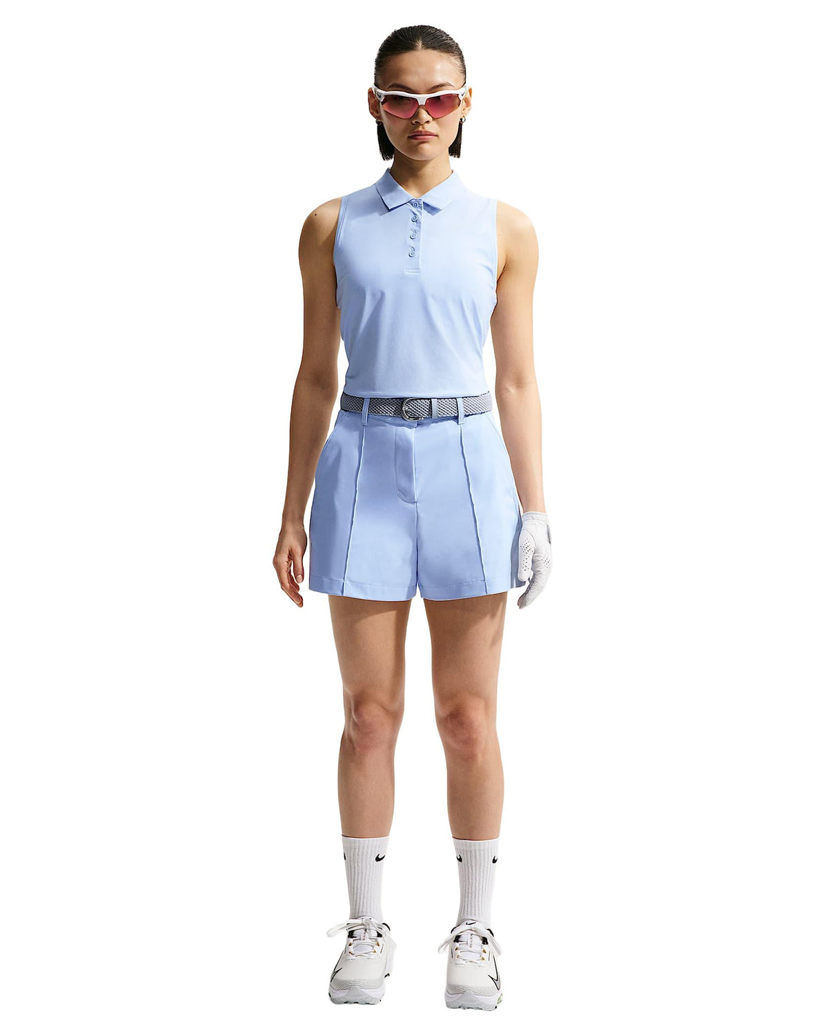 Nike Golf Club Women's Dri-FIT Golf Shorts - Hydrogen Blue / Black