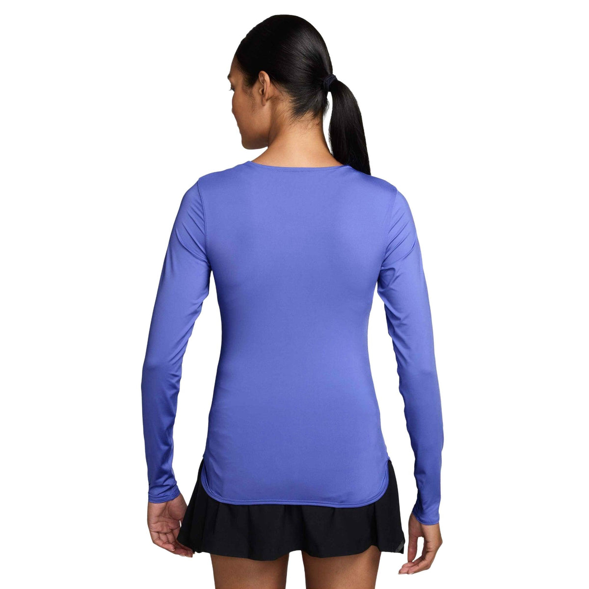Nike Golf Club Women's Dri-FIT UV Long-Sleeve Golf Top - Sapphire / Black