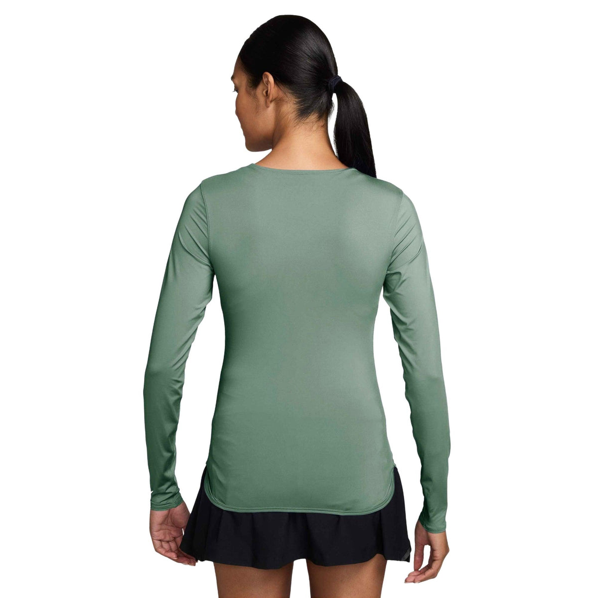 Nike Golf Club Women's Dri-FIT UV Long-Sleeve Golf Top - Steam / White