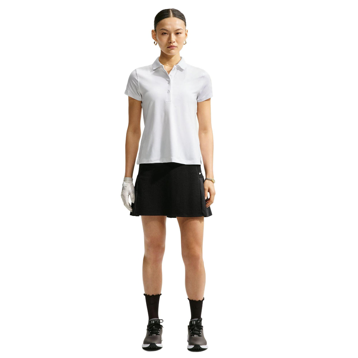 Nike Golf Club Women's Dri-FIT UV Short-Sleeve Golf Polo