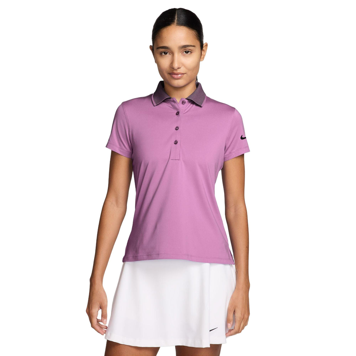 Nike Golf Club Women's Dri-FIT UV Short-Sleeve Golf Polo