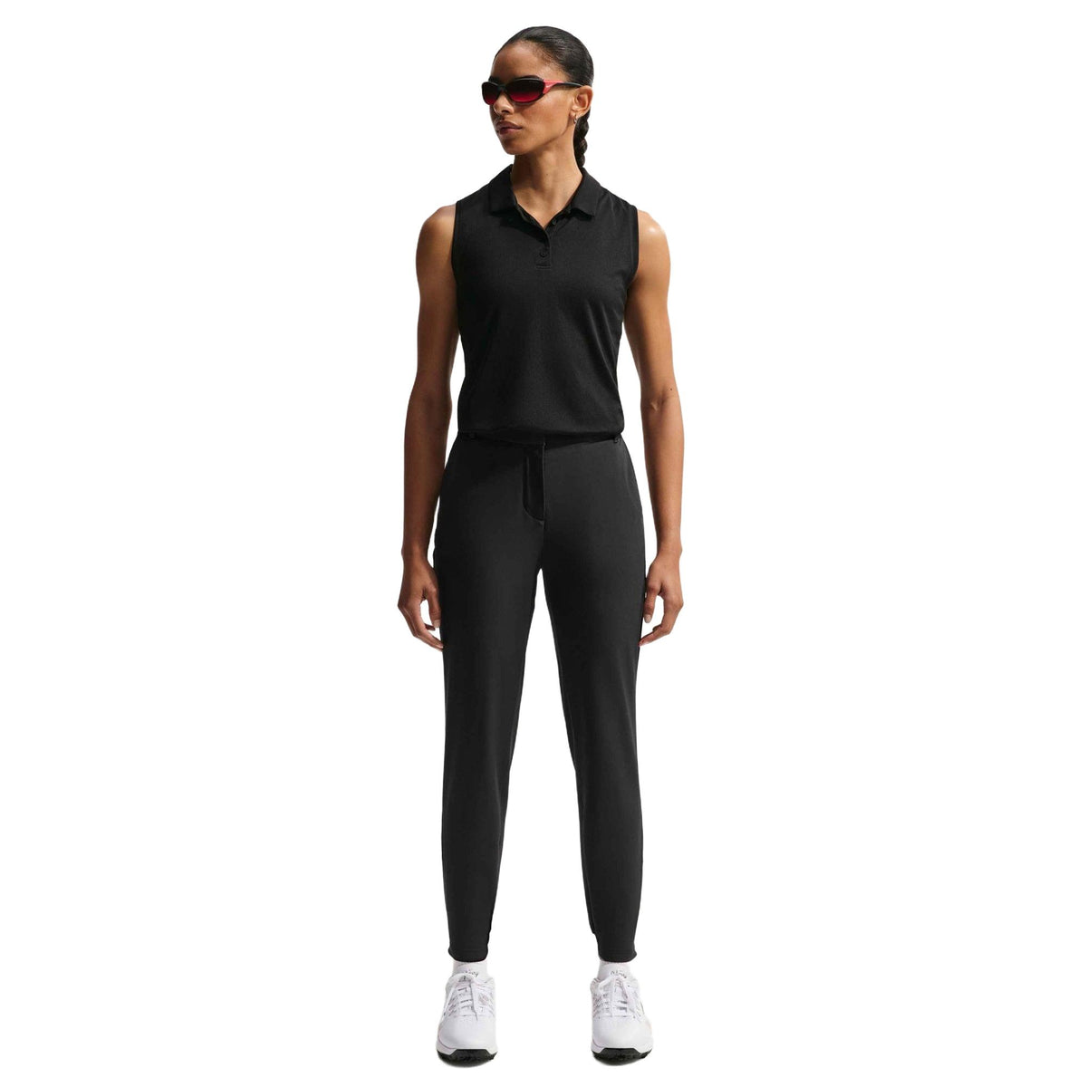 Nike Golf Club Women's Repel Slim Mid-Rise Golf Pants - Black / White