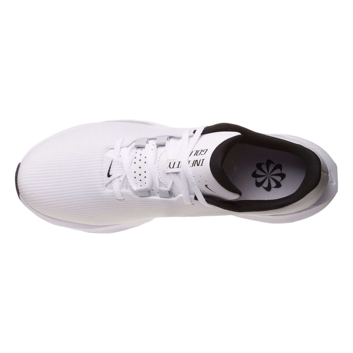 Nike Infinity G Golf Shoe White/Black - OPEN BOX SIZE 8