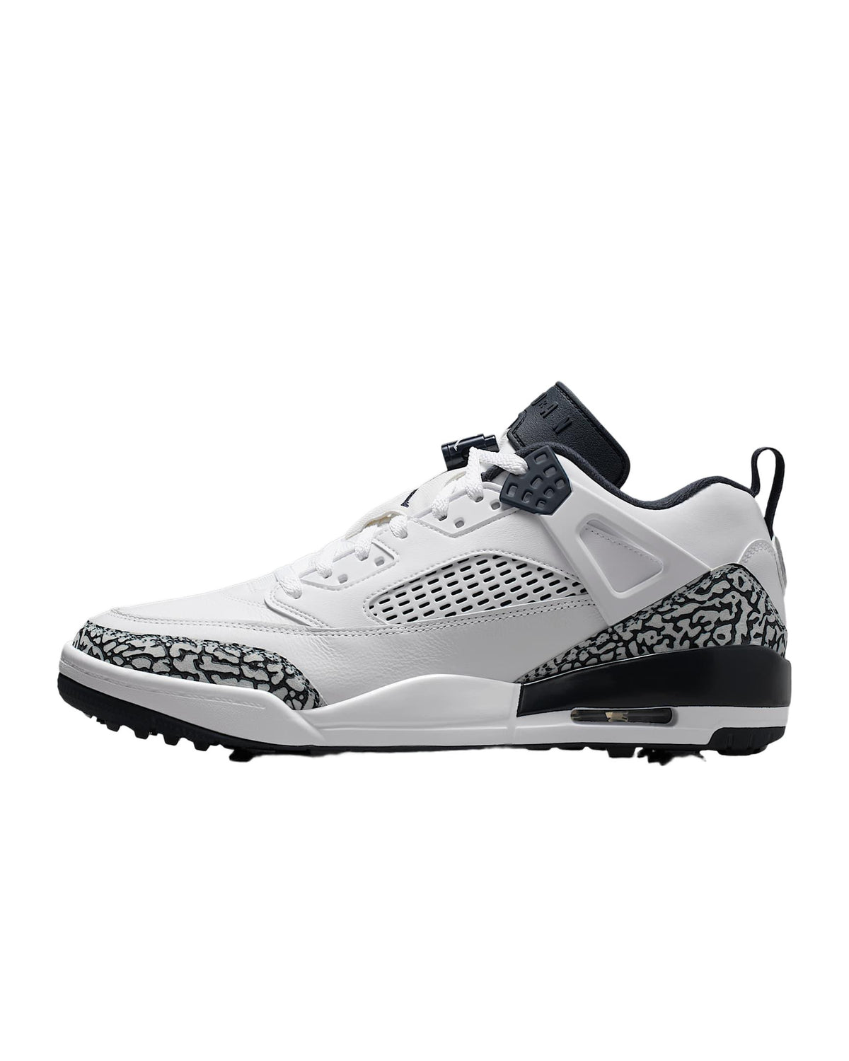 Nike Jordan Spizike G Golf Shoes - White / Pure Platinum / Obsidian