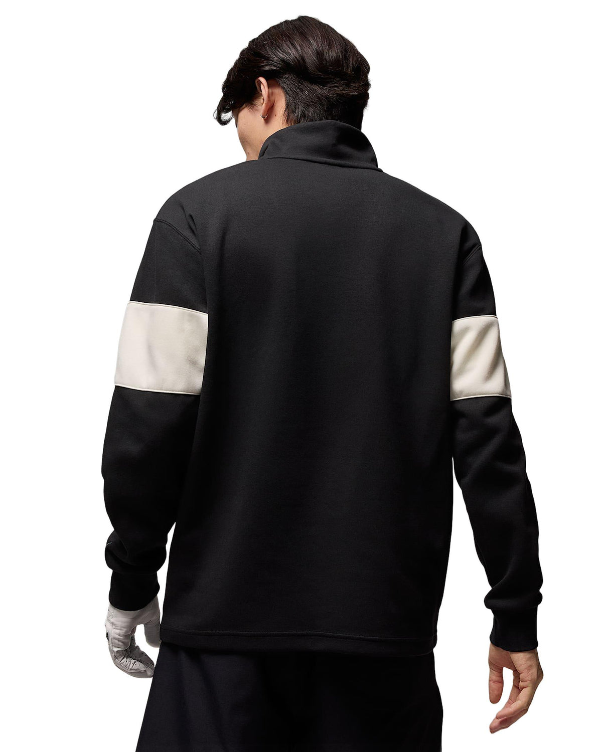 Nike Jordan Sport Men's Dri-FIT 1/4-Zip Golf Top - Black / Sail / Dark Shadow