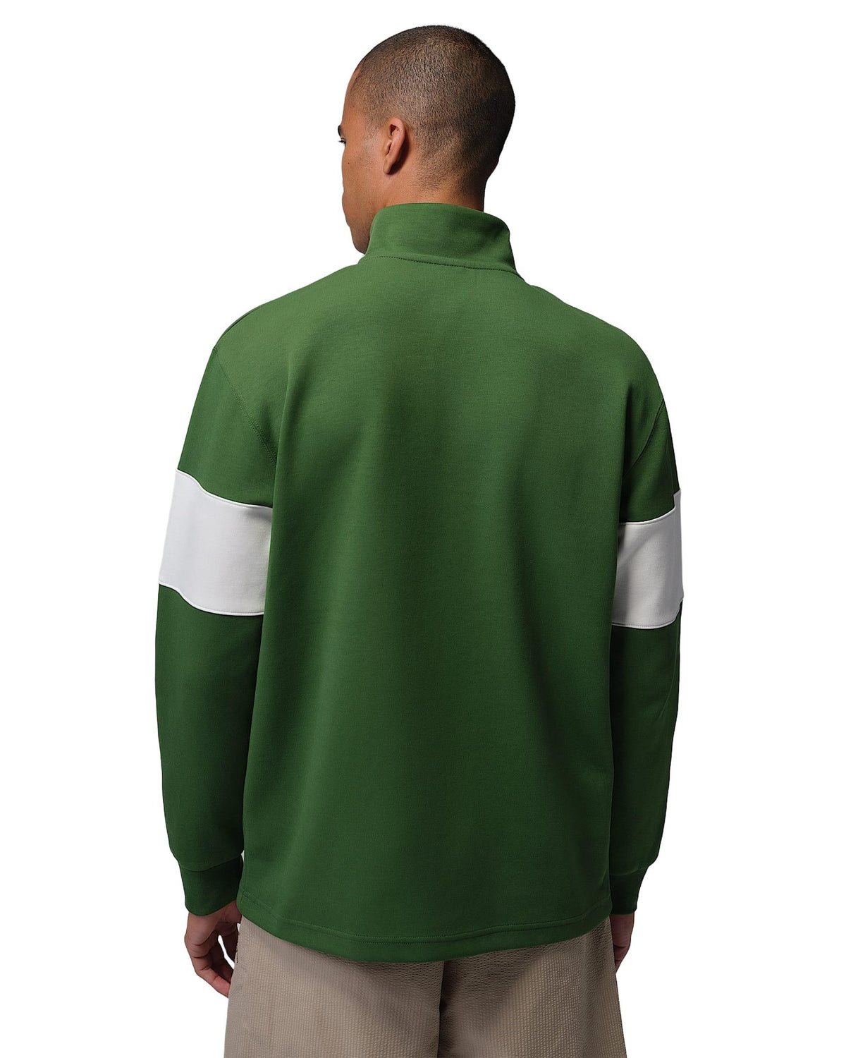 Nike Jordan Sport Men's Dri-FIT 1/4-Zip Golf Top - Forest Green / Sail