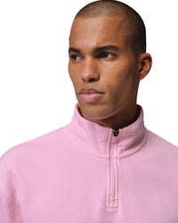 Nike Jordan Sport Men's Dri-FIT 1/4-Zip Golf Top - Medium Soft Pink / Sail