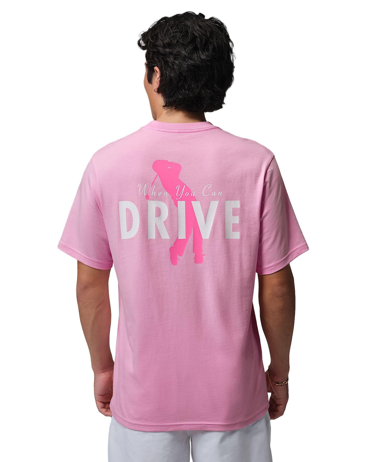 Nike Jordan Sport Men's Dri-FIT Golf T-Shirt - Med Soft Pink / pink Glow