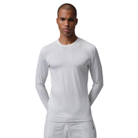 Nike Jordan Sport Men's Dri-FIT Long-Sleeve Base Layer Golf Top - White / Black