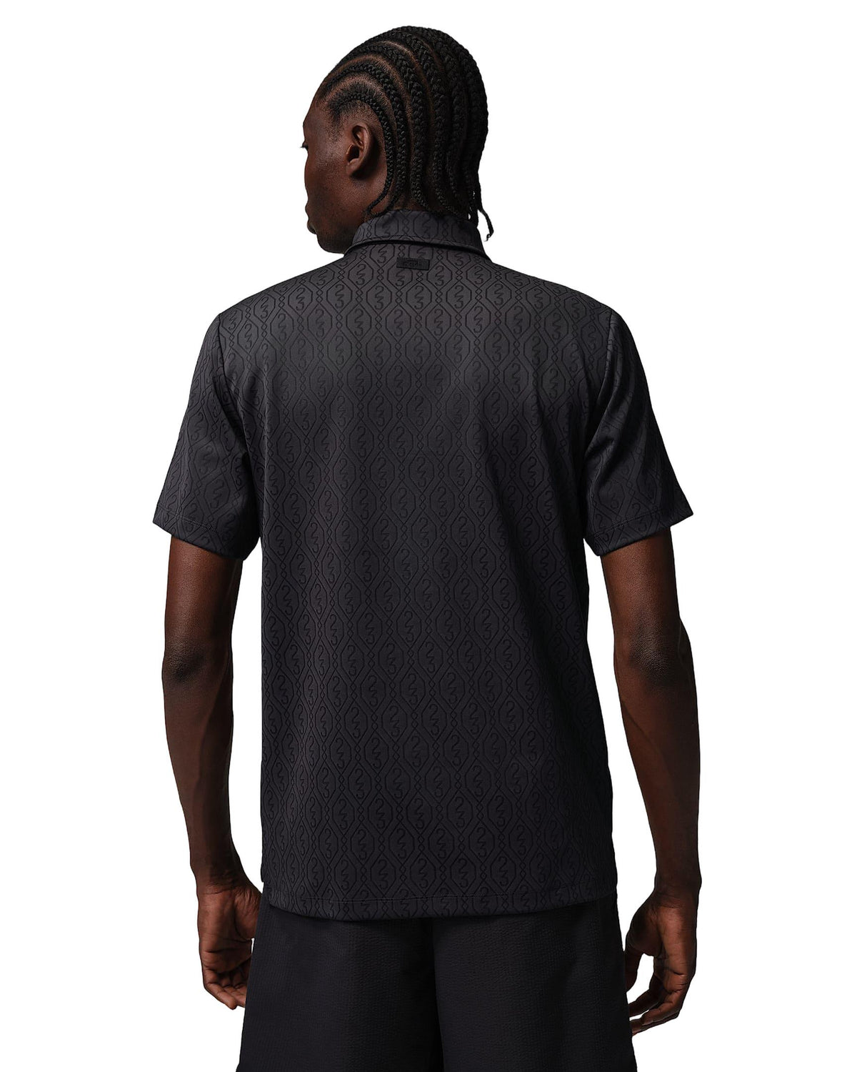 Nike Jordan Sport Men's Golf Jacquard Polo - Black