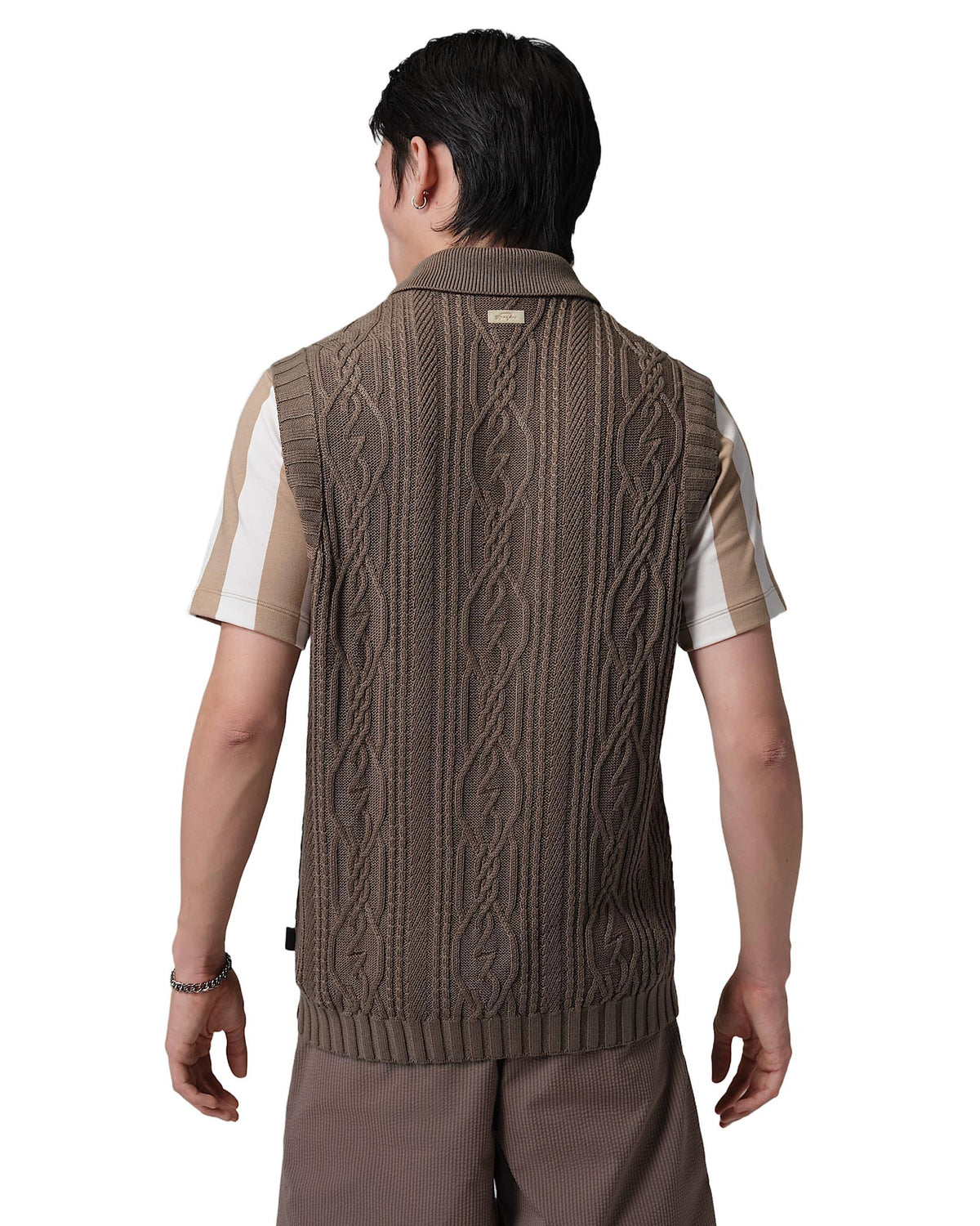 Nike Jordan Sport Men's Golf Sweater Vest - Olive Grey