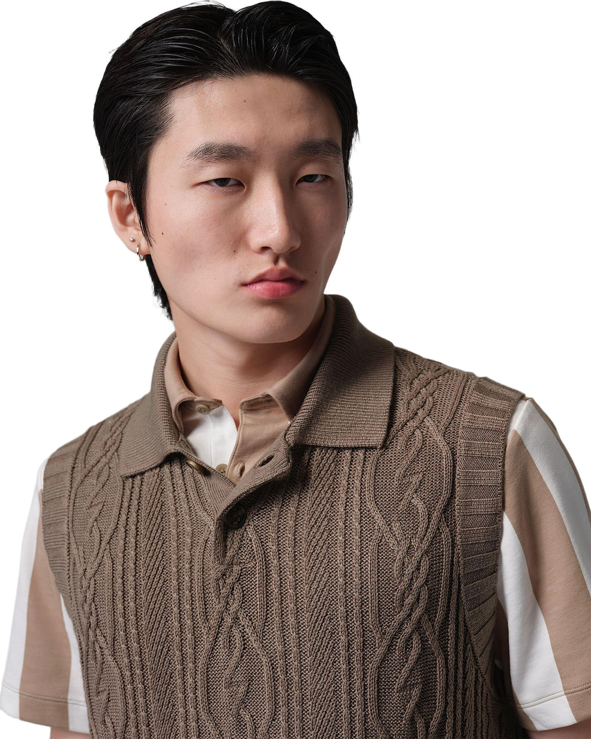 Nike Jordan Sport Men's Golf Sweater Vest - Olive Grey